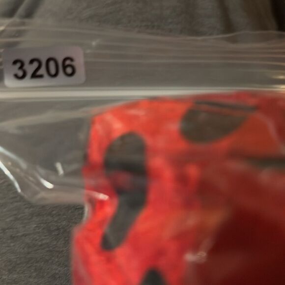 Liz Robert’s red long sleeve ruffle hem vintage dress size 9/10 - Picture 7 of 7